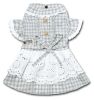 Touchdog 'I love Poochi' Classical Fashion Plaid Dog Dress