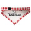 Touchdog 'Bad-to-the-Bone' Plaid Patterned Fashionable Velcro Bandana